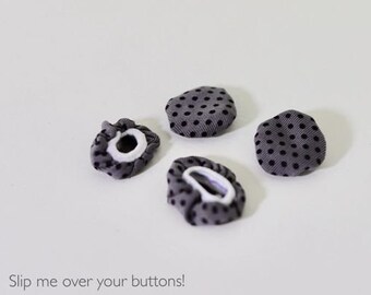 Cubrebotones / Diseño Elástico / Paquete de 4 o 6