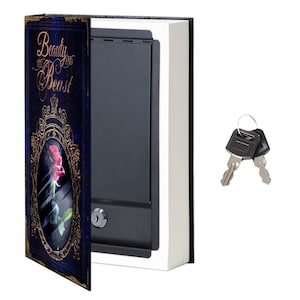 Real Pages Portable Diversion Book Safe - Hollowed Out with Hidden Secret Compartment (Beauty and the Beast) image 8