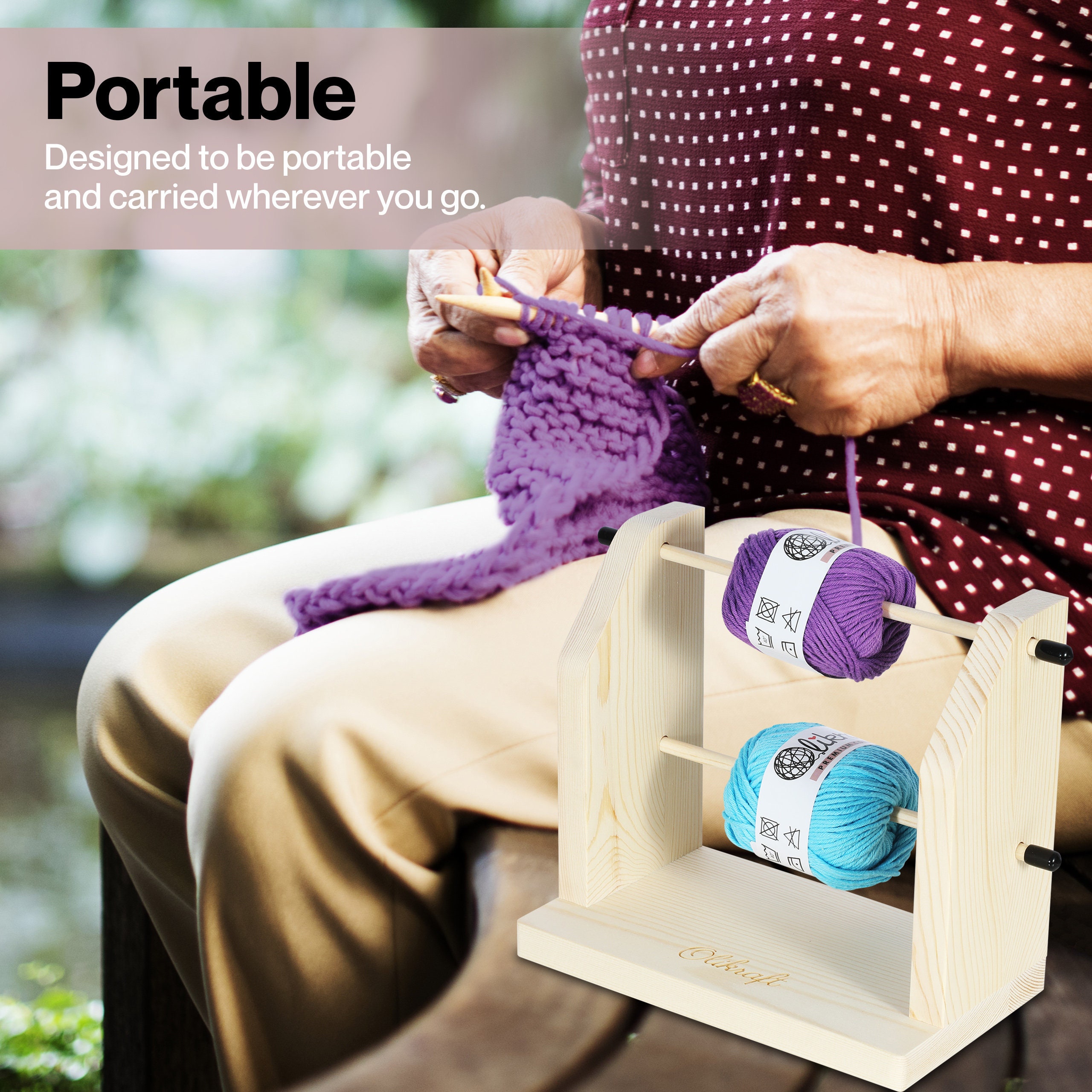 Olikraft Double Revolving Yarn Holder Yarn Feeder or Etsy