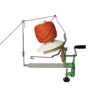 Automatic Yarn Ball Winder, Yarn Ball Winder with Knitting  Needles Set, Electric Knitting Reel Yarn, Adjustable Speed, Easy to Set Up  and Use, for Metal Yarn, Wool, String, Nylon Yarn Ball