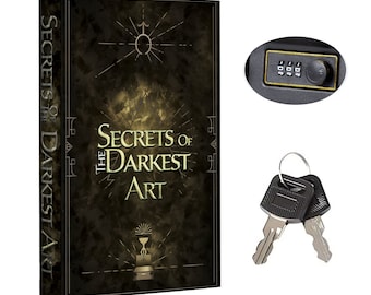 Real Pages Portable Diversion Book Safe - Hollowed Out with Hidden Secret Compartment (Secrets of the Darkest Art)