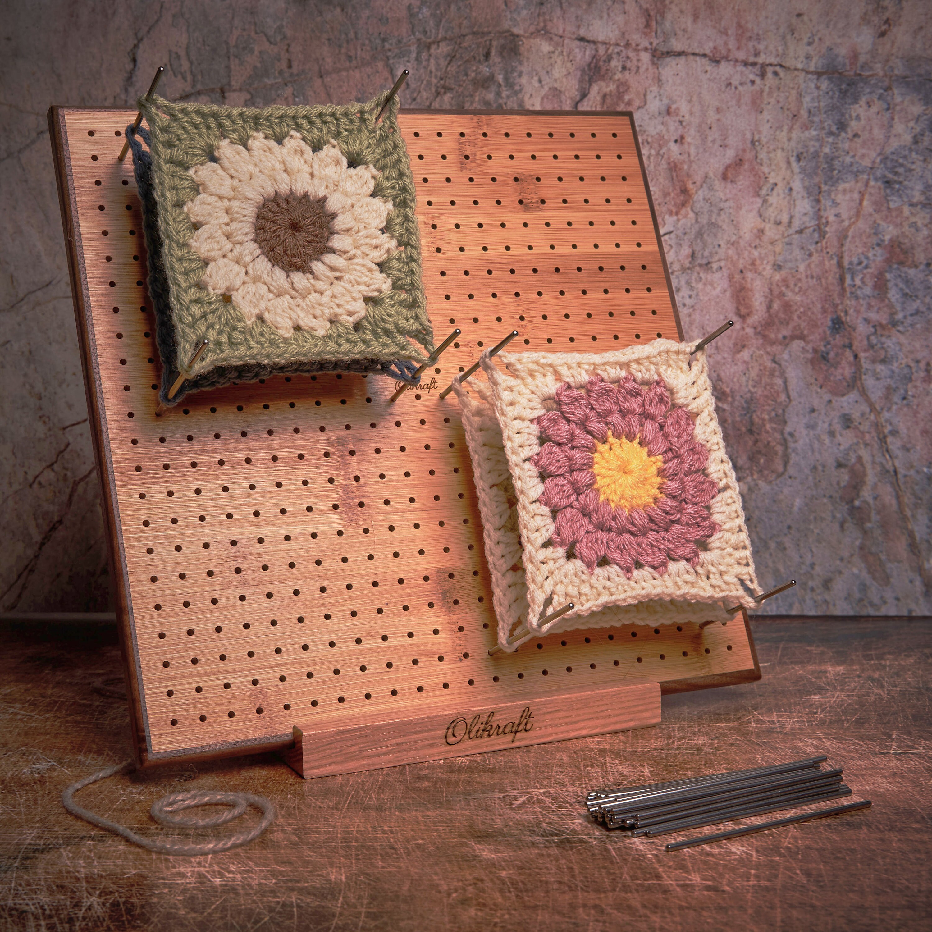 Blocking Board for Granny Squares, 12 X 12 Natural Hardwood (Various  Woods)