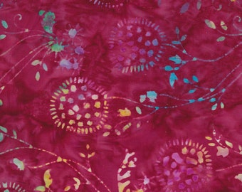 Murano Batiks - Stemmed Floral - Rose