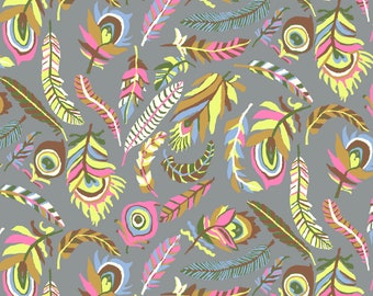 Kaffe Fassett Classics - Tickle My Fancy - Grey - FreeSpirit Fabrics - 100% Cotton - PWBM080.GREY