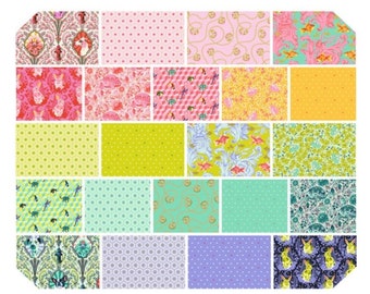 Besties Design Roll -  40 strips - Tula Pink- FreeSpirit Fabrics - 100% Cotton Fabric