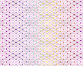 Tula Pink - Hexy Rainbow - Shell - True Colors