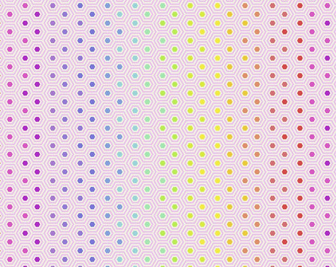 Tula Pink - Hexy Rainbow - Shell - True Colors