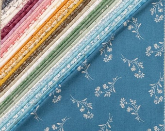 Sewing Basket - Edyta Sitar for Laundry Basket Quilt - Andover Fabrics - 32 Pieces - Fat Quarter Bundle - 100% Cotton