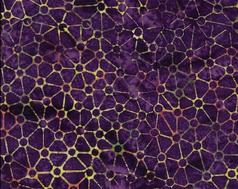Murano Batiks, Geo Triangles & Circles, Purple