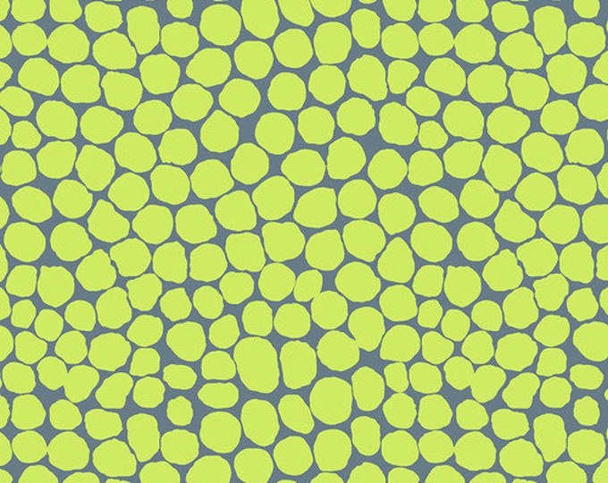 Kaffe Fassett Collective - Free Spirit Fabrics - Design by Brando Mably - PWBM053.LIME - Jumble