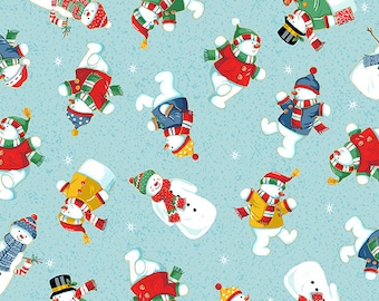 Santa's Christmas - Makwer UK - Andover Fabrics - TP-2588-B