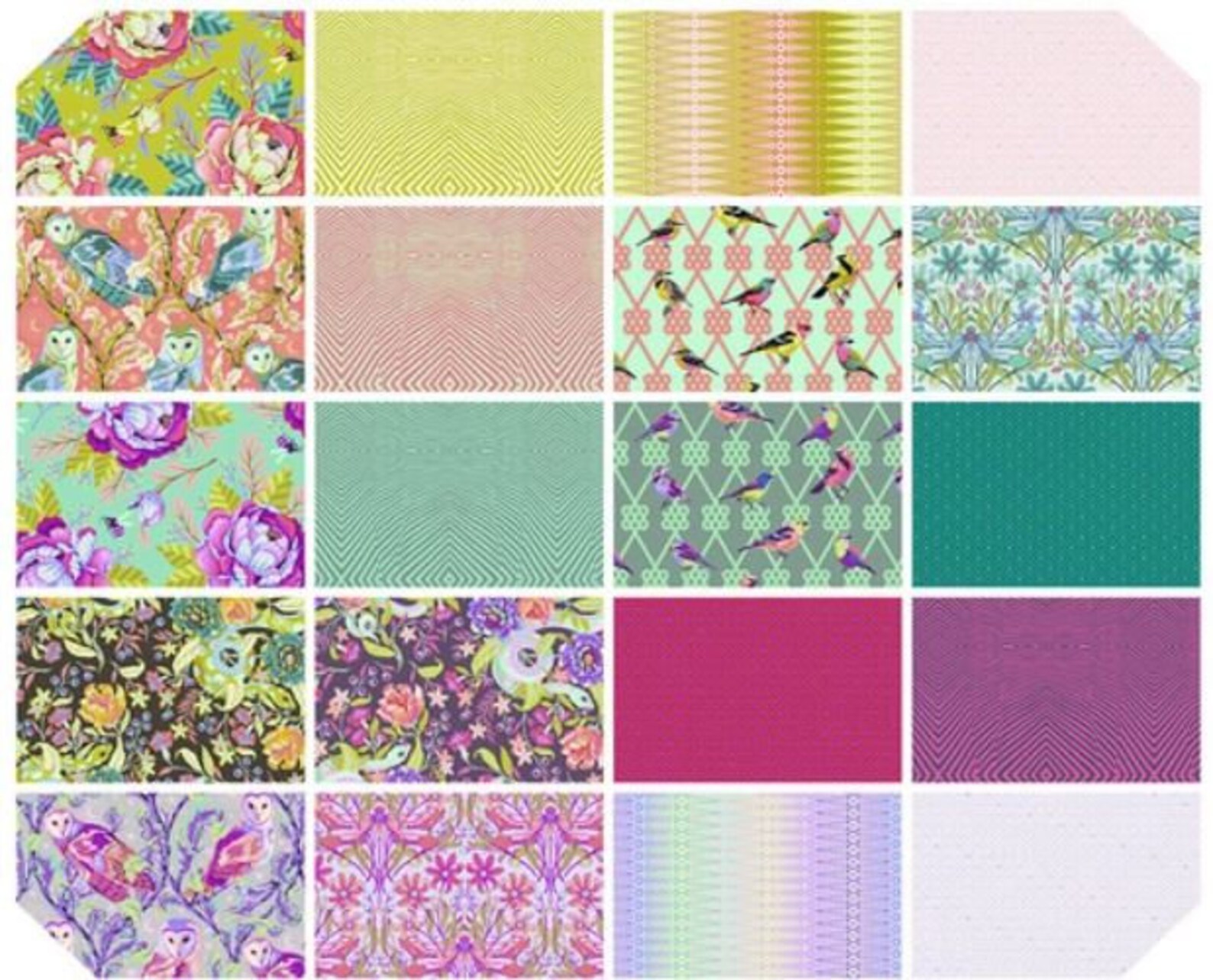 NEW Preorder MOON GARDEN by Tula Pink Full Yard Bundle 20 Etsy