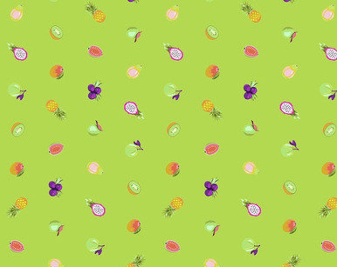 Forbidden Fruit Snacks - Kiwi - Tula Pink Daydreamer -  Free Spirit Fabric
