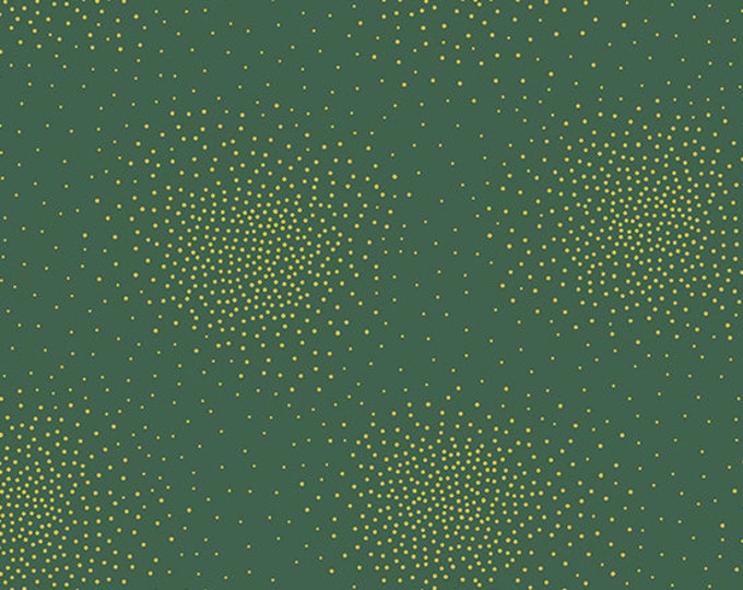 Century Holiday Shimmer - Andover Fabrics - Hunter - CS-9677M- Snow Drift
