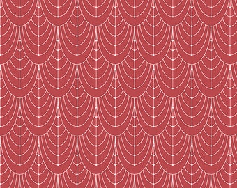 Century Prints - Deco - Giuce Giucy - Andover Fabrics - Barn Rose - Curtains