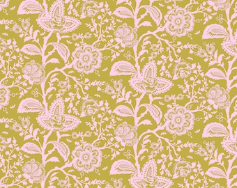 Parisville (deja-vu) - Tula Pink - Free Spirit Fabrics - French Lace - Hazelnut - PWTP193-HAZELNUT