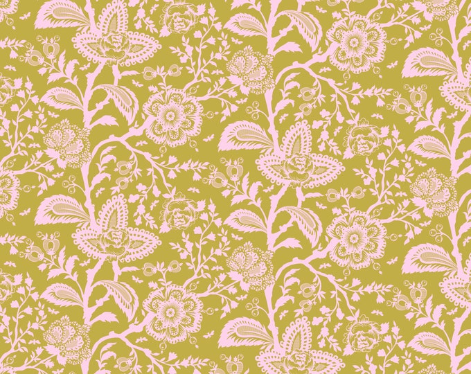 Parisville (deja-vu) - Tula Pink - Free Spirit Fabrics - French Lace - Hazelnut - PWTP193-HAZELNUT