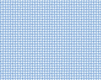 Strawberry Jam - Andover Fabrics - Dainty Diamonds - Light Blue