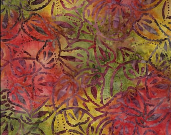 Murano Batiks, Paisley - Orange