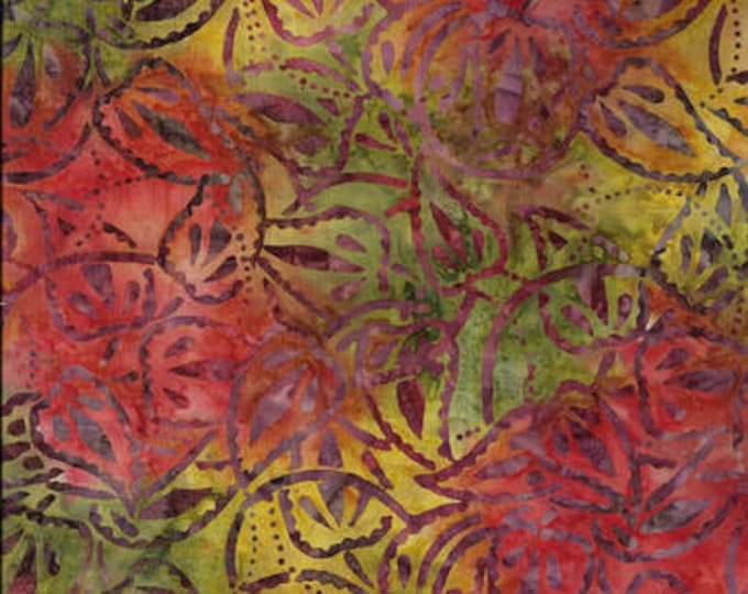 Murano Batiks, Paisley - Orange