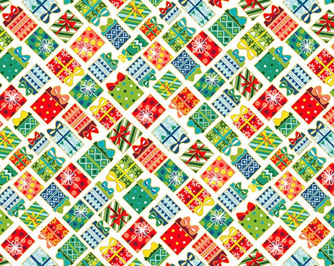 Santa Express - Andover Fabrics - Makower UK - Presents - Day TP - 2382 - Q