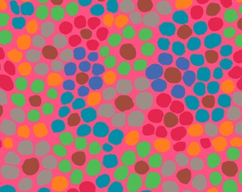 Kaffe Fassett Classics - Brandon Mably - Flower Dot - Pink - FreeSpirit Fabrics - 100% Cotton - PWBM077.PINK