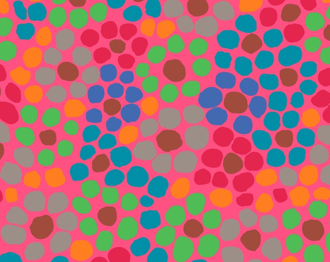Kaffe Fassett Classics - Brandon Mably - Flower Dot - Pink - FreeSpirit Fabrics - 100% Cotton - PWBM077.PINK