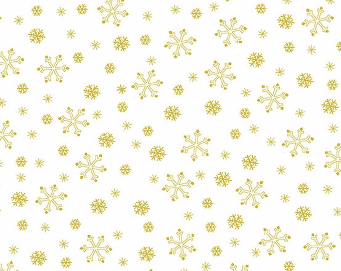 Century Holiday Shimmer - Andover Fabrics - Cottonball - CS-9671M- Snow Flurry