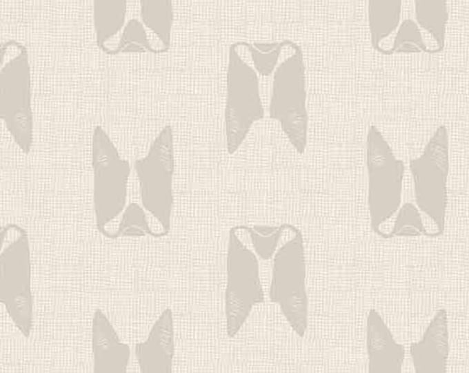 Cat & Dogs - by Sarah Golden - for Andover fabrics - Light Grey