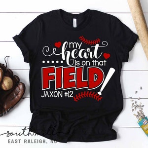 My Heart is On that Field Baseball Svg, Baseball Mama Svg Love my player SVG, Baseball Oma, Baseball Nana, Baseball Schwester, Baseball DXF