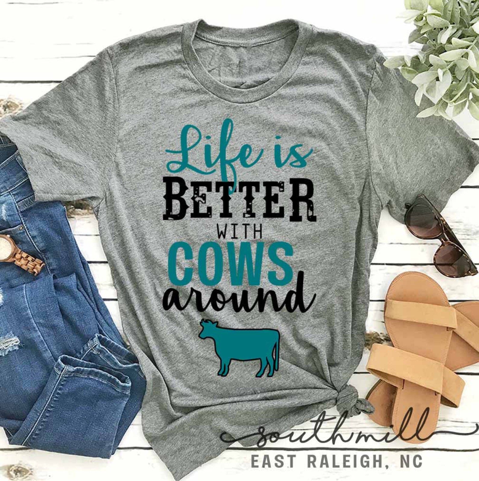 Life is better with Cows around SVG Cow Svg Farmhouse style | Etsy