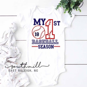 New Baby My First Baseball Season SVG, Baseball SVG, Neueste Fan Baseball DXF, Baseball Brother Shirt Design, Baseball Schwester SVG,