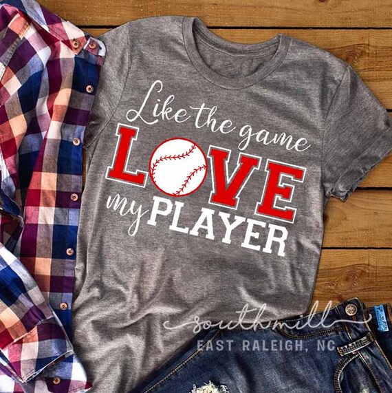 Like The Game Love The Player Football Basketball Baseball Etsy