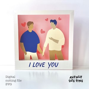 Love Pop-Up Card SVG for Cricut | Valentine's, Wedding, Anniversary Greeting