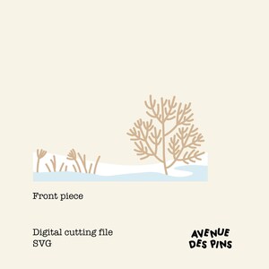 Spring Snow Goose Pop Up Card | Pop Up Card SVG | 3D Papercut SVG Card Cut File | Cricut Card DIY | Custom Greeting Cards image 3