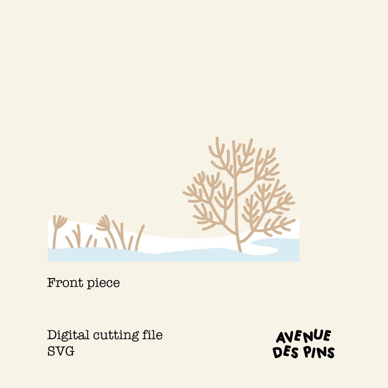 Spring Snow Goose Pop Up Card | Pop Up Card SVG | 3D Papercut SVG Card Cut File | Cricut Card DIY | Custom Greeting Cards image 3