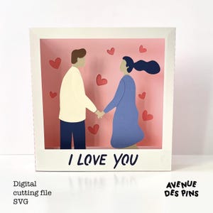 Love Pop-Up Card SVG for Cricut | Valentine's, Wedding, Anniversary Greeting