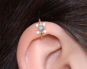 Cartilage earring. Rook piercing hoop. Tragus earring. Forward helix earring gold. Surgical steel cartilage hoop. Clicker hoop. Conch hoop.