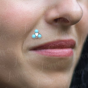 Lip piercing stud. Philtrum jewelry. Surgical steel labret stud. Medusa piercing jewelry. Monroe lip ring. Flat back earring gold.