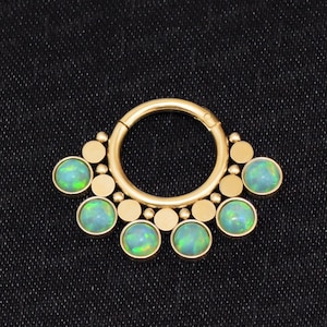 Septum ring surgical steel. Septum clicker. Nose ring. Tribal septum jewelry. Daith earring. Septum jewelry. Daith ring. Cartilage earring.