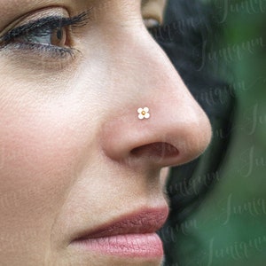 Nose Stud. Nose Ring. Nose Bone Stud. Nose Piercing. Nose Screw 22g 20g 18g 16g. Nose Earring. Nose Jewelry Surgical Steel. Opal Nose Ring.