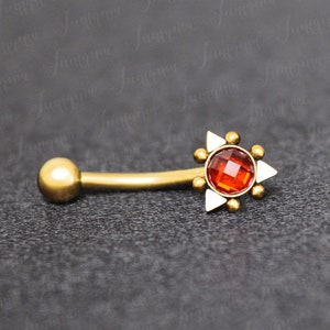 Eyebrow Piercing. Eyebrow Barbell. Rook Earring Gold. Rook Barbell 16g. Rook Piercing Jewelry. Surgical Steel Barbell. Eyebrow Ring.