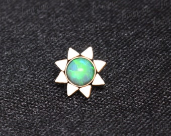 Dermal jewelry. 316L Surgical steel dermal piercing. Internally threaded dermal top. Body piercing jewelry.
