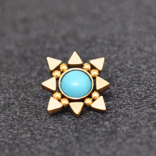 Surgical Steel Dermal Jewelry Ruby Dermal Piercing Dermal Top Etsy