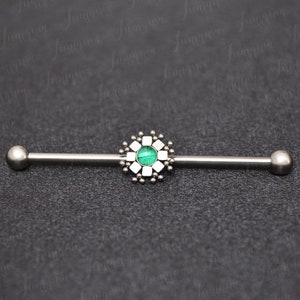 Industrial barbell 32mm 35mm 38mm 50mm. Industrial piercing earring. Gold industrial barbell 14g. Scaffold barbell. Barbell piercing.