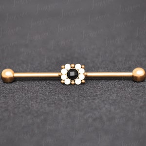 Industrial Barbell 32mm 35mm 38mm 50mm. Industrial Piercing Earring. Gold Industrial Barbell 14g. Scaffold Barbell. Barbell Piercing.