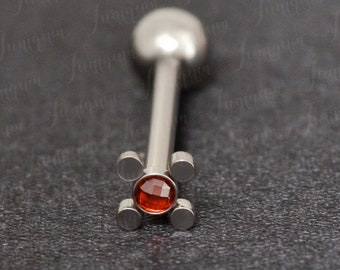 Tongue Piercing. Barbell Piercing. Surgical Steel Body Piercing. Tongue Jewelry 14g. Tongue Barbell.