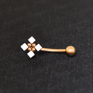 Surgical Steel Rook Earring. Eyebrow Piercing Gold. Eyebrow Jewelry. Curved Barbell Opal. Rook Jewelry. Eyebrow Ring. Barbell Piercing 16g