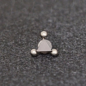 Surgical Steel Dermal Top. Dermal Jewelry. Dermal Piercing. Dermal Anchor Top. Body Piercing.