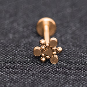 Medusa Lip Ring. Monroe Piercing Jewelry. Labret Jewelry. Lip Labret Jewelry. Lip Ring 16g. Surgical Steel Stud Earring. Philtrum Piercing.